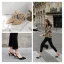 Schlicht Beige Büro OL Slingpumps Sandalen Damen 2020 Wildleder 8 cm Stilettos Spitzschuh Sandaletten