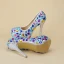 Bling Bling Multi-Couleurs 14 cm Escarpins Perlage Faux Diamant Talons Hauts À Bout Rond Promo Escarpins 2018