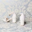 Amazing / Unique White Wedding Sandals 2019 7 cm Leather Beading Pearl Rhinestone Open / Peep Toe Stiletto Heels Wedding Shoes