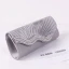 Chic / Beautiful 2017 Outdoor / Garden Black Champagne Grey White Leaf Rhinestone Taffeta Church Evening Party Clutch Bags