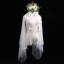Modern / Fashion White Short Wedding Veils Feather Tassel Chiffon Wedding Accessories 2019