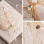 Charmant Glamour Doré Papillon Accessoire Cheveux 2019 Fait main Perlage Cristal Faux Diamant Mariage Soirée Promo Accessorize