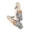 Fashion Black Street Wear Zebra Striped Womens Sandals 2022 9 cm Stiletto Heels Open / Peep Toe Sandals High Heels