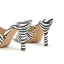 Fashion Black Street Wear Zebra Striped Womens Sandals 2022 9 cm Stiletto Heels Open / Peep Toe Sandals High Heels
