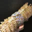 Unusual Sparkly Gold Pierced Rhinestone Evening Party Clutch Bags 2022