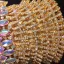 Unusual Sparkly Gold Pierced Rhinestone Evening Party Clutch Bags 2022
