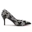 Charmant Zwarte Avond Rhinestone Pumps 2023 Hoge Hakken 7 cm Naaldhakken / Stiletto Spitse Neus Pumps Pumps