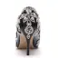 Charmant Zwarte Avond Rhinestone Pumps 2023 Hoge Hakken 7 cm Naaldhakken / Stiletto Spitse Neus Pumps Pumps