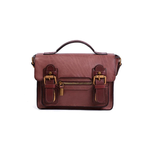 Vintage / Retro Chic / Beautiful Brown Casual Leather Women's Bags 2022 Shoulder Bags Tote Bag