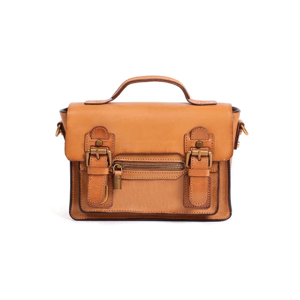 Vintage / Retro Chic / Beautiful Brown Casual Leather Women's Bags 2022 Shoulder Bags Tote Bag