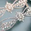 Chic / Beautiful Silver Rhinestone Tassel Wedding Bridal Jewelry 2022 Alloy Tiara Body Jewellery