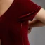 Modest / Simple Burgundy Mother Of The Bride Dresses 2020 Floor-Length / Long Short Sleeve Backless Off-The-Shoulder Wedding Evening Party A-Line / Princess Wedding Party Dresses