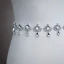Modern / Fashion White Wedding Sash 2020 Satin Metal Handmade  Beading Crystal Rhinestone Evening Party Prom Accessories