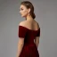 Modest / Simple Burgundy Mother Of The Bride Dresses 2020 Floor-Length / Long Short Sleeve Backless Off-The-Shoulder Wedding Evening Party A-Line / Princess Wedding Party Dresses