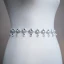 Modern / Fashion White Wedding Sash 2020 Satin Metal Handmade  Beading Crystal Rhinestone Evening Party Prom Accessories