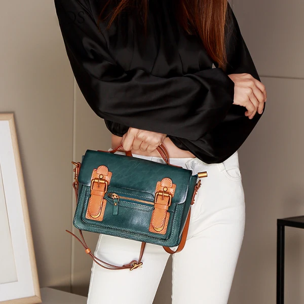 Vintage / Retro Chic / Beautiful Brown Casual Leather Women's Bags 2022 Shoulder Bags Tote Bag