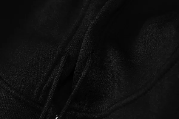 Comfortable White Rhinestone Tops Sweatshirts Letter Graphic Polyester Loose Hooded Street Wear Long Sleeve Zipper Hoodies 2021