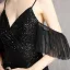 Glitzernden Sexy Gold Pailletten Abendkleider 2022 Meerjungfrau Spaghettiträger Ärmellos Rückenfreies Lange Abend Festliche Kleider