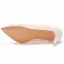 Elegant Pearl Beige Wedding Shoes 2023 7 cm Stiletto Heels Pointed Toe Wedding Pumps High Heels