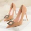 Fine Svart Rhinestone Aften Pumps 2022 9 cm Stiletthæler Spisse Pumps Høyhælte