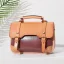 Vintage / Retro Burgundy Casual Leather Women's Bags Shoulder Bags Handbag 2022