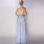 Sexy Bleu Ciel Transparentes Robe De Soirée 2018 Princesse Titulaire Sans Manches Glitter Étoile Tulle Perlage Perle Faux Diamant Longueur Cheville Volants Dos Nu Robe De Ceremonie