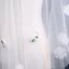 Chic / Beautiful White Short Wedding Veils Appliques Beading Flower Chiffon Wedding Accessories 2019