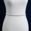 Klassisk Elegant Hvit Bryllup Bånd 2020 Metall Satin Håndlaget Beading Rhinestone Aften Ball Tilbehør