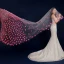 Fée Des Fleurs Violet Chapel Train Mariage Dos Nu Tulle Voile De Mariée 2018