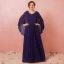 Amazing / Unique Purple Plus Size Evening Dresses  2018 A-Line / Princess With Shawl Chiffon V-Neck Backless Beading Rhinestone Evening Party Formal Dresses