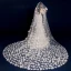 Fée Des Fleurs Violet Chapel Train Mariage Dos Nu Tulle Voile De Mariée 2018