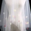 Fée Des Fleurs Blanche Courte Voile De Mariée Appliques Fleur Chiffon Mariage Accessorize 2019