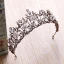 Vintage / Retro Khaki Bridal Jewelry 2017 Beading Crystal Handmade  Headpieces Metal Prom Accessories
