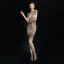 Modern / Fashion Champagne Short Party Dresses 2018 A-Line / Princess Spaghetti Straps Sparkly Backless Beading Sequins Cocktail Party Formal Dresses