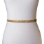 Charmant Meilleur Doré Blanche Promo Rubans 2020 Satin Métal Fait main Perlage Faux Diamant Mariage Soirée Accessorize