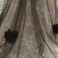 Amazing / Unique Hall Wedding Party Dresses 2017 Flower Girl Dresses Black Champagne Ball Gown Chapel Train One-Shoulder Sleeveless Flower Appliques Artificial Flowers