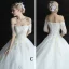 Schöne Kirche Brautkleider 2017 Rückenfreies Spitze Applikationen Blumen Pailletten Ivory / Creme Ballkleid Königliche Schleppe