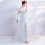 Chic / Beautiful White 2017 Evening Dresses  A-Line / Princess Tulle Lace Appliques Backless Beading Strapless Evening Party Formal Dresses