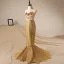 Amazing / Unique Hall Wedding Party Dresses 2017 Flower Girl Dresses Pool Blue Sequins Trumpet / Mermaid Glitter Floor-Length / Long Sash Scoop Neck Sleeveless Backless Flower Appliques Pearl