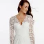 Sexy Bohemia White Wedding Dresses 2020 Long Sleeve Trumpet / Mermaid V-Neck Embroidered Sweep Train Wedding