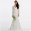Sexy Bohemia White Wedding Dresses 2020 Long Sleeve Trumpet / Mermaid V-Neck Embroidered Sweep Train Wedding