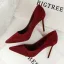 Modest / Simple Grey OL Office Suede Pumps High Heels 2022 9 cm Stiletto Heels Pointed Toe Pumps