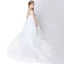 Amazing / Unique Church Wedding Party Dresses 2017 Flower Girl Dresses White Cathedral Train Ball Gown Backless One-Shoulder Sleeveless Flower Appliques Lace Rhinestone