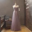 Sexy Lavande Été Robe De Soirée 2018 Princesse épaules Sans Manches Perlage Faux Diamant Longue Volants Dos Nu Robe De Ceremonie