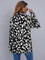 Fashion Summer Black Chiffon Casual Blouses 2021 Lapel  Long Sleeve Spotted Loose Women's Tops