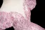 Bling Bling Candy Pink Sequins Prom Dresses 2025 Ball Gown Scoop Neck Short Sleeve Backless Sweep Train Prom Formal Dresses