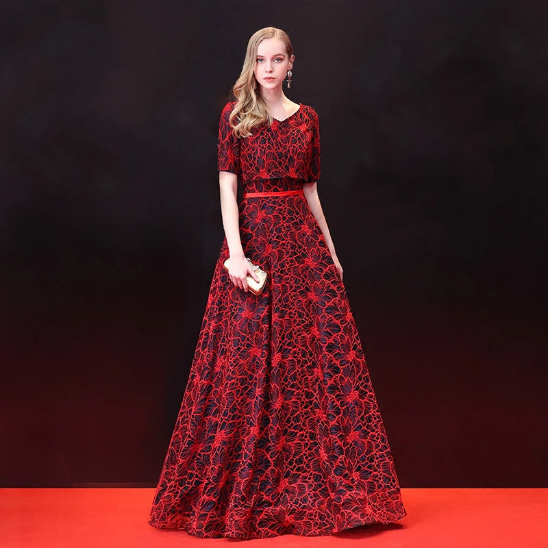 Chic / Beautiful 2 Piece Evening Dresses 2018 A-Line / Princess Sash ...