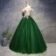Chic / Beautiful Prom Dresses 2018 Ball Gown Appliques Pearl Off-The-Shoulder Backless Sleeveless Floor-Length / Long Formal Dresses