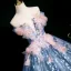 Flower Fairy Sky Blue Beading Sequins Appliques Prom Dresses 2025 Ball Gown Off-The-Shoulder Sleeveless Backless Floor-Length / Long Prom Formal Dresses