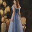 Elegant Ocean Blue Prom Dresses A-Line / Princess 2021 Scoop Neck Rhinestone Sequins Short Sleeve Backless Floor-Length / Long Formal Dresses